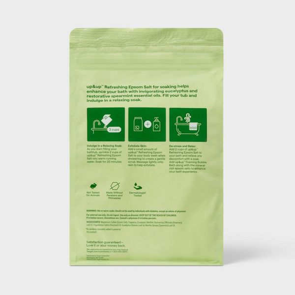 Refreshing Epsom Salt with Eucalyptus and Spearmint - 48oz - up&up™