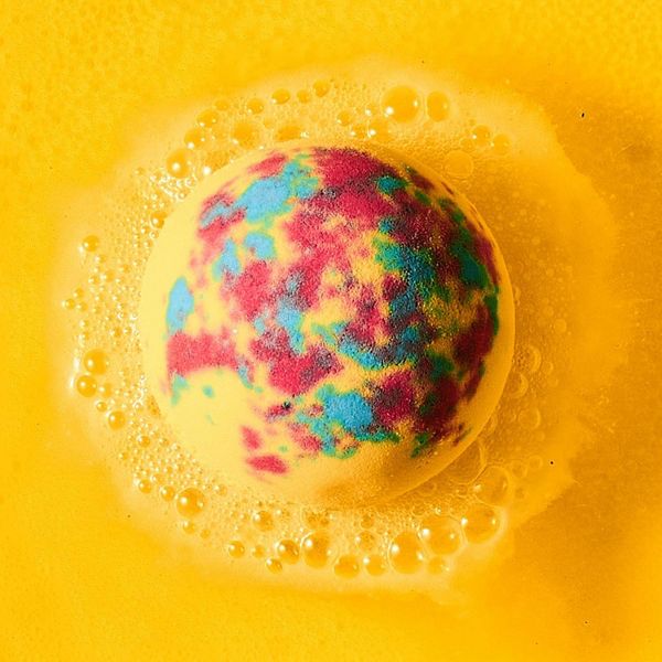 Da Bomb Bath Fizzers Tie-Dye Yellow Bath Bomb - 6.5oz