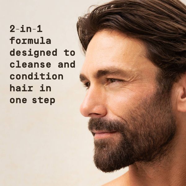 Papatui Men's Paraben-Free and Sulfate-Free Clean Hair and Scalp 2-in-1 Shampoo and Conditioner - Lush Coconut - 18 fl oz