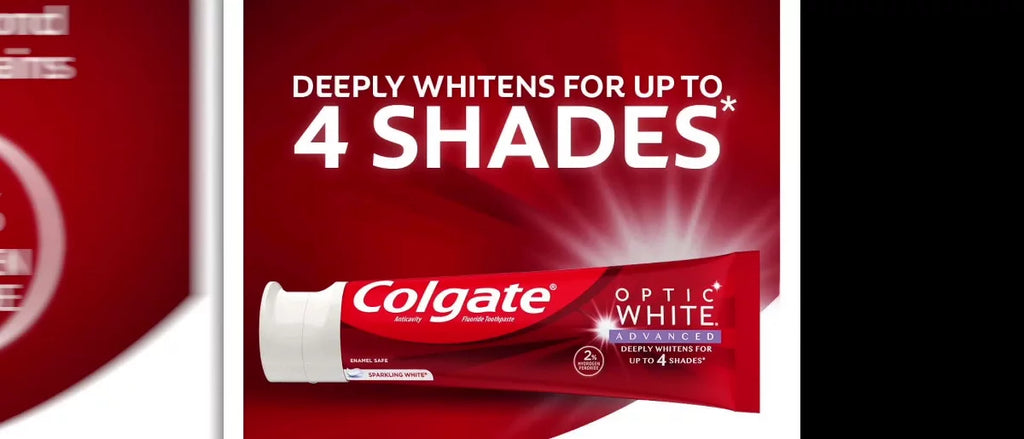 Colgate Optic White Whitening Toothpaste Sparkling White - 3.2oz