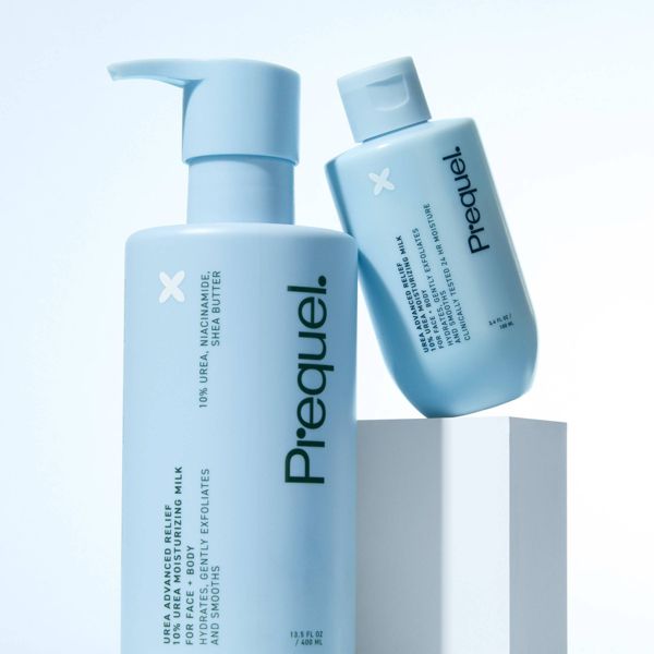 Prequel Urea Advanced Relief Face Moisturizing Milk - Travel Size - 3.4 fl oz