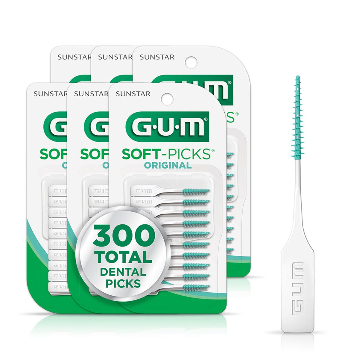 GUM Soft-Picks Dental Picks - Original - 50ct/6pk