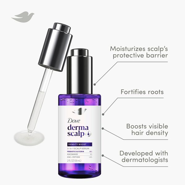 Dove Beauty Density Boost Scalp Repairing Hair Serum - 2oz