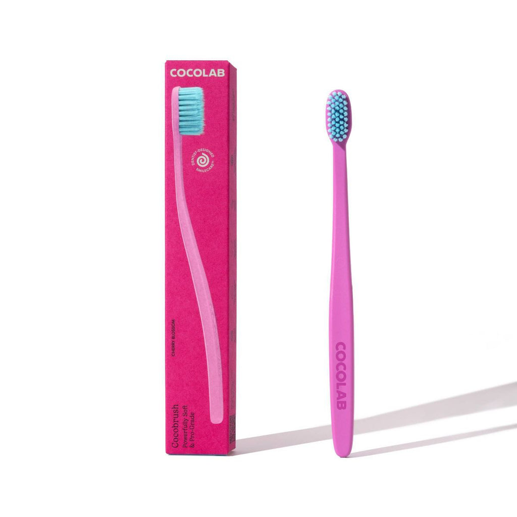 Cocolab Cocobrush Extra-Soft Toothbrush - Cherry Blossom