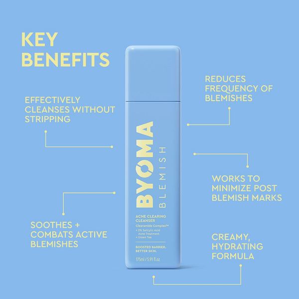 BYOMA Blemish Acne Clearing Creamy Cleanser - 5.91 fl oz