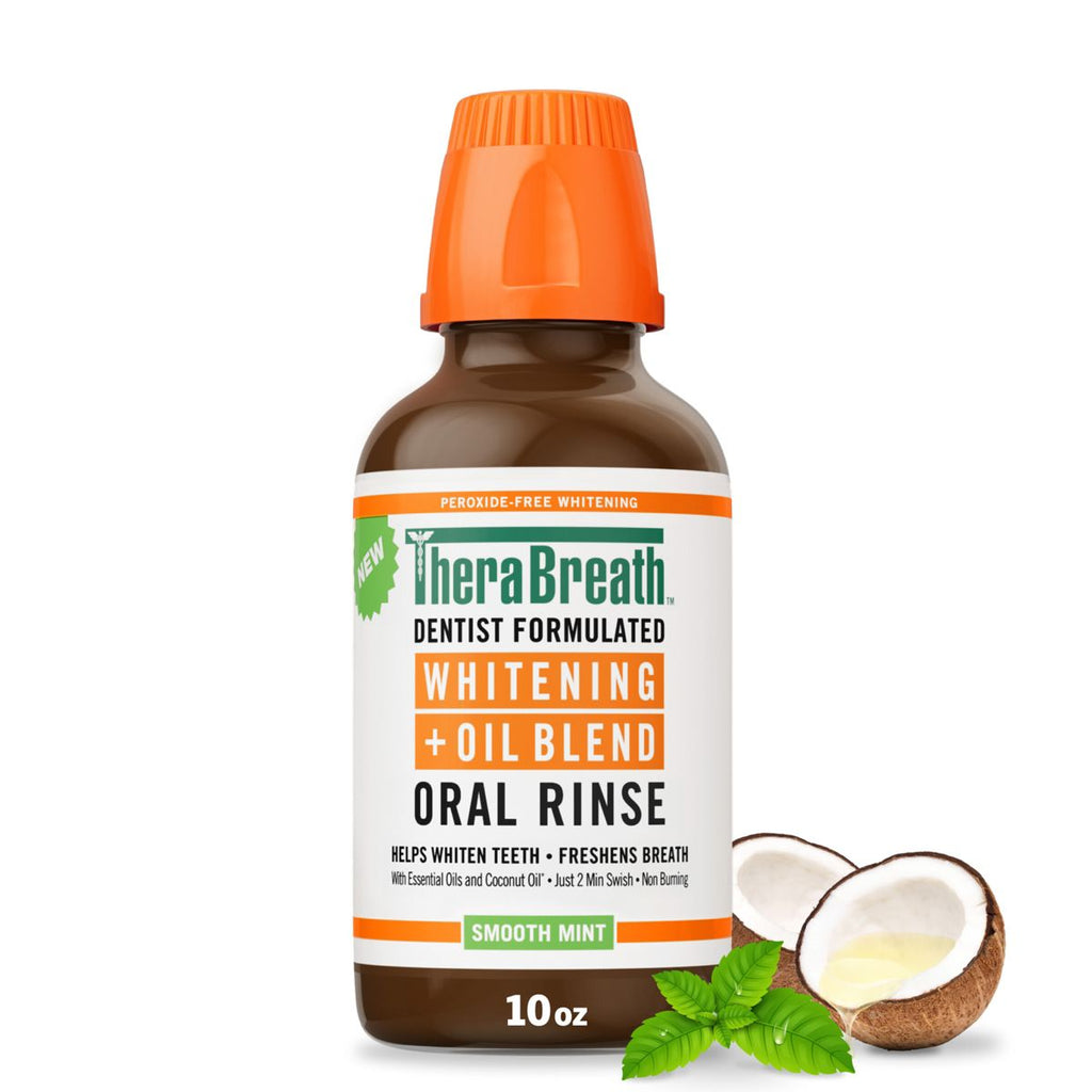 TheraBreath Whitening Oil - Smooth Mint - 10 fl oz