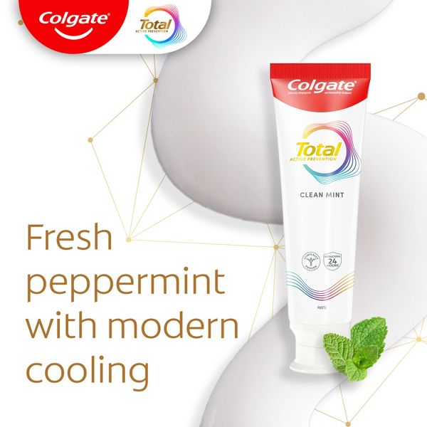 Colgate Total Active Prevention Clean Mint Toothpaste - 5.1oz/2pk
