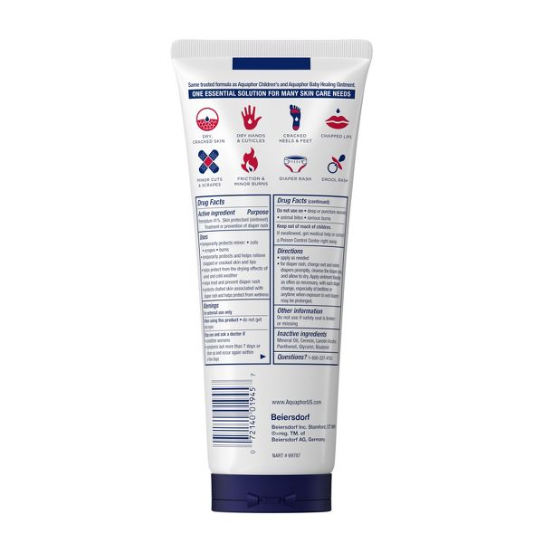 Aquaphor Healing Ointment Skin Protectant and Moisturizer for Dry and Cracked Skin Unscented - 2pk/0.35oz