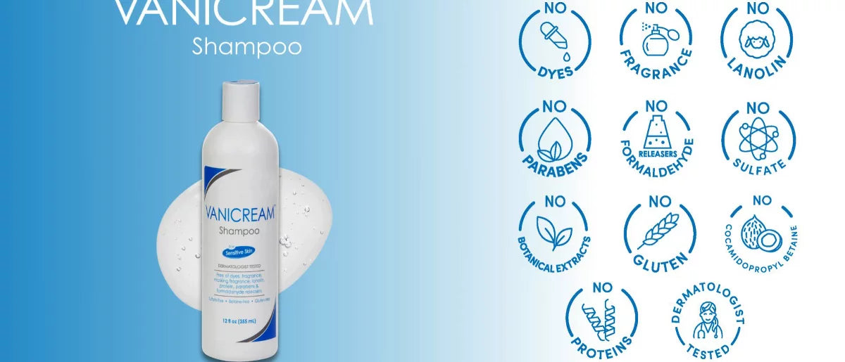 Vanicream Shampoo for Sensitive Skin - Unscented - 12 fl oz