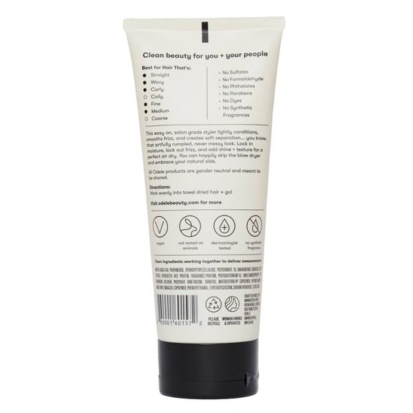 Odele Air Dry Styler for Light Moisture, Definition + Shine - 6 fl oz
