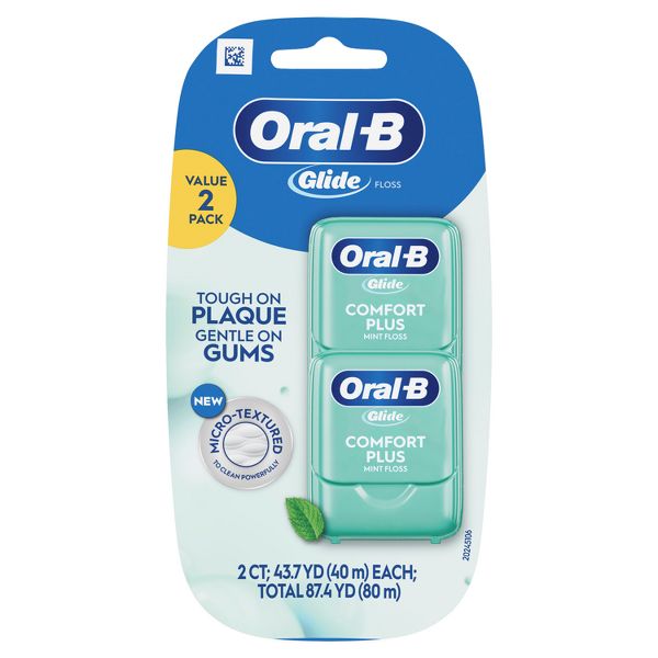 Oral-B Glide Comfort Plus Dental Flosses - Extra Soft - 2pk