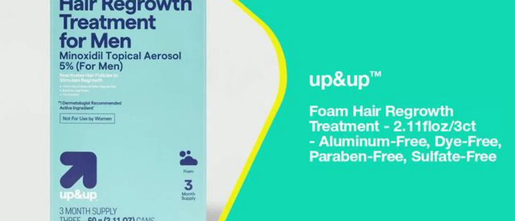 Foam Hair Regrowth Treatment - 2.11floz/3ct - up&up™