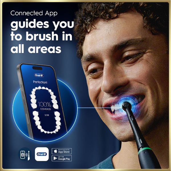 Oral-B iO Series 9 Electric Toothbrush with 4 Brush Heads and Travel Case - Alabaster White