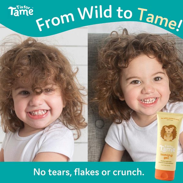 T is for Tame: Kids Hair Taming Gel for Soft, Natural Style & Hold - 2 ct.