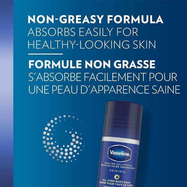 Vaseline All-Over Body Balm Stick Unscented - 1.4oz
