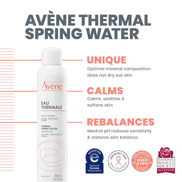 Avene Thermal Spring Water Facial Mist Spray - 10.1 fl oz
