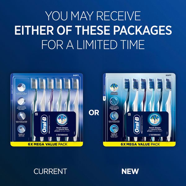 Oral-B CrossAction All In One Toothbrushes, Deep Plaque Removal, Soft - 2ct