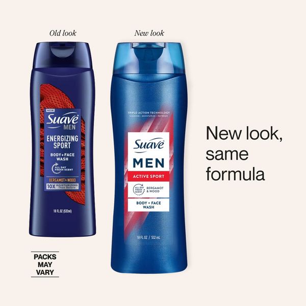 Suave Men's Sport Body Wash - 18 fl oz