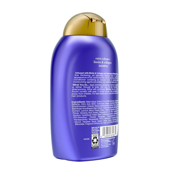OGX Biotin & Collagen Extra Strength Volumizing Shampoo for Fine Hair - 13 fl oz