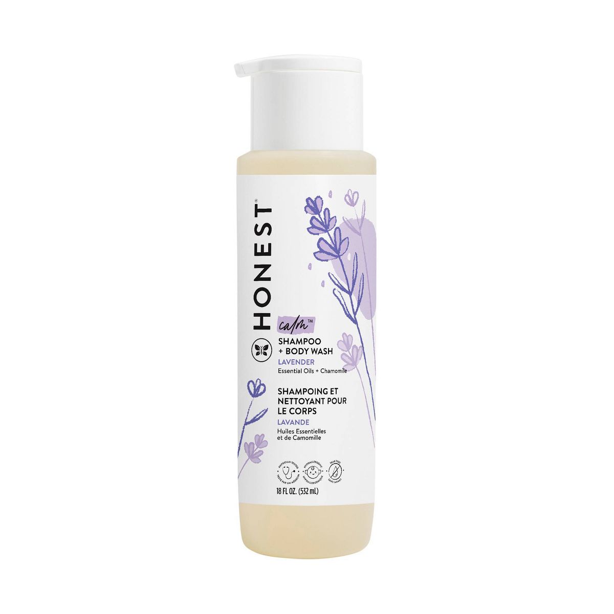 The Honest Company Calm Shampoo + Body Wash - Lavender - 10 fl oz