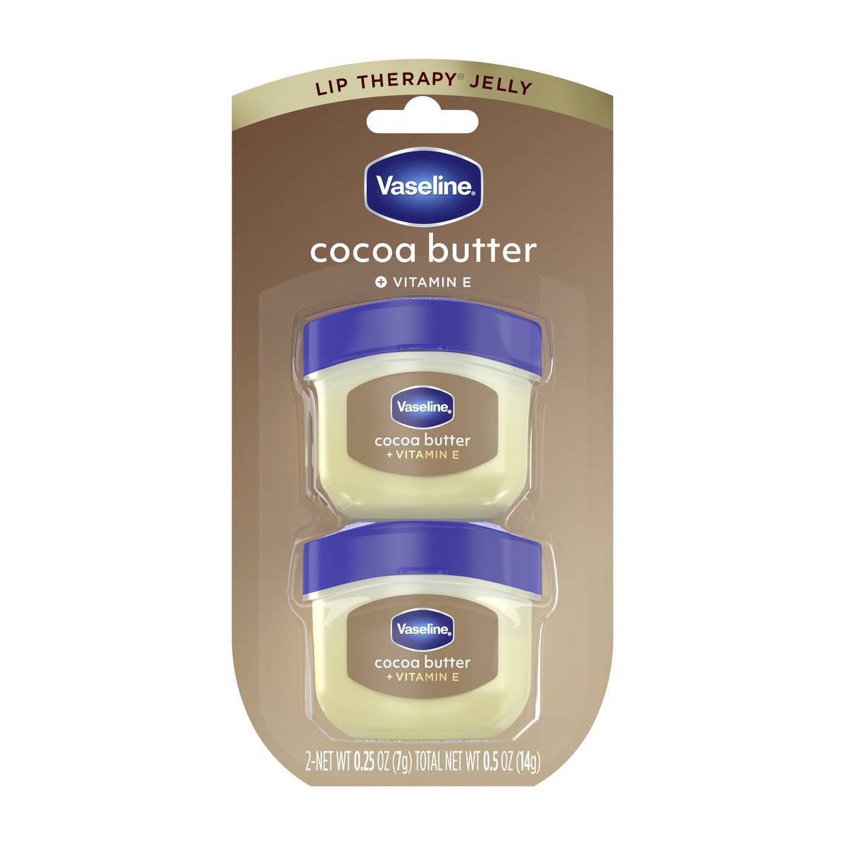 Vaseline Lip Therapy Cocoa Butter Twin Pack - 2ct/0.5oz