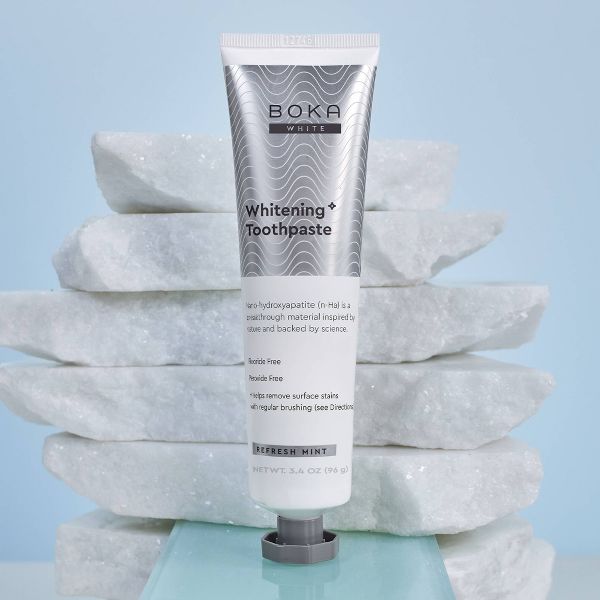 Boka Whitening- Fluoride Free- Nano Hydroxyapatite Toothpaste - 3.4oz