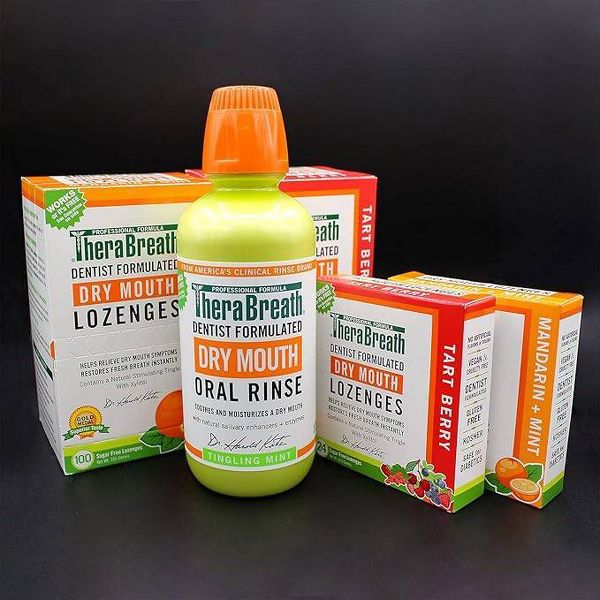TheraBreath Dry Mouth Mint Lozenges - 100ct