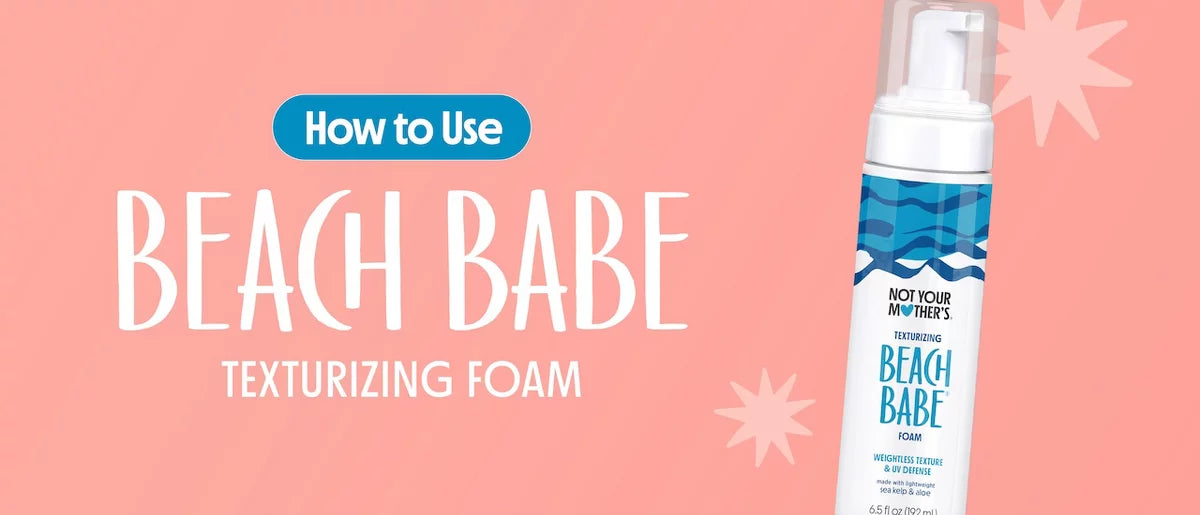 Not Your Mother's Beach Babe Texturizing Foam - 6.5oz: Curl Enhancer, For All Hair Types
