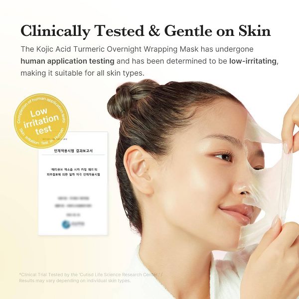 medicube Kojic Acid Turmeric Night Wrapping Face Mask - 2.53 fl oz