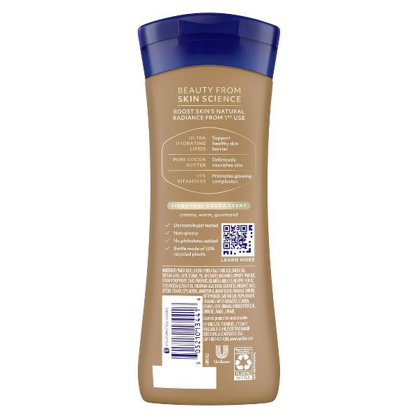 Vaseline Intensive Care Moisturizing Body Lotion with Cocoa Butter Cocoa Radiant - 10 fl oz