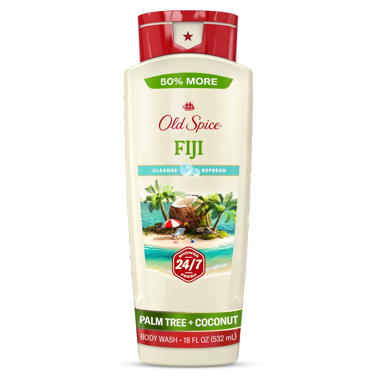 Old Spice Men's Body Wash - Fresh/Tropical Scent - 18 fl oz
