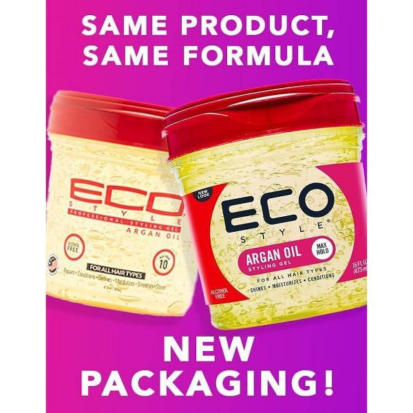 ECO STYLE Professional Argan Oil Styling Gel - 16 fl oz