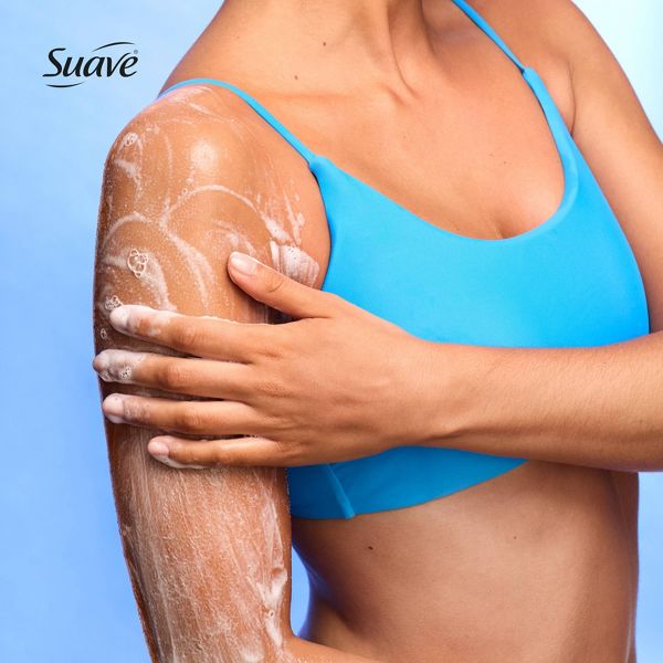 Suave Exfoliating Sulfate-Free Hydrating Body Wash and Scrub - Citrus Blossom - 18 fl oz