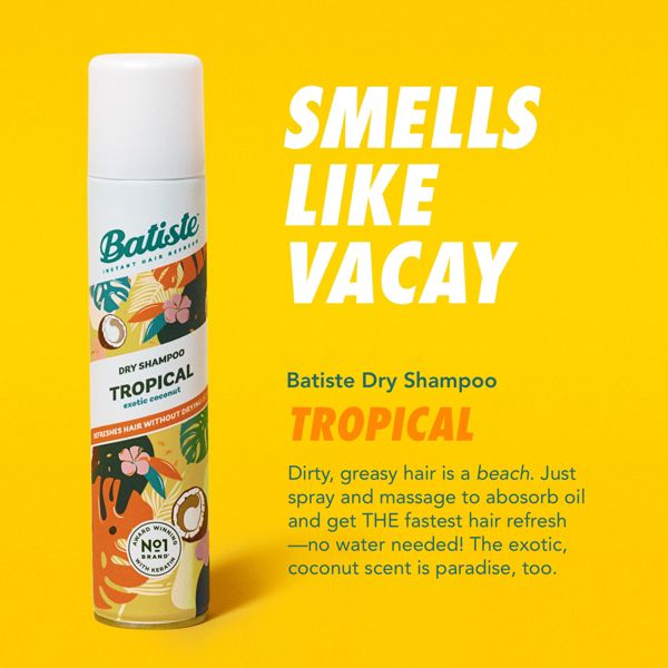 Batiste Tropical Exotic Coconut Dry Shampoo - 3.81oz