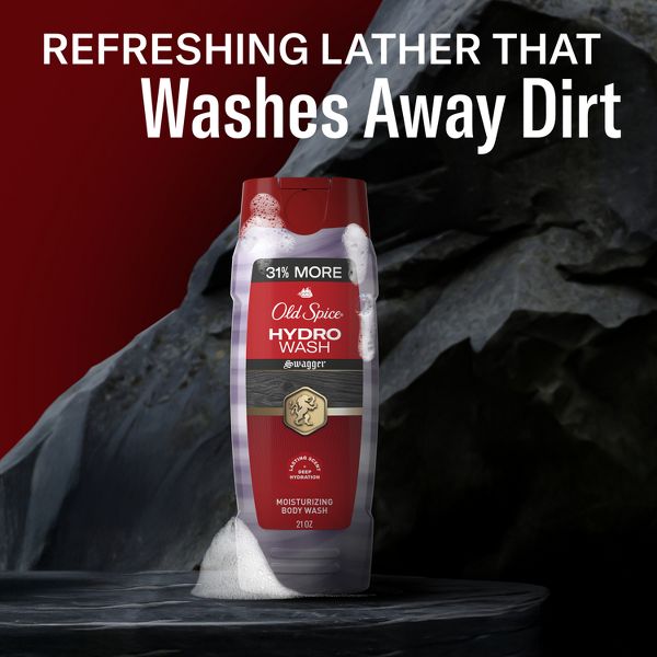 Old Spice Men's Moisturizing Hydro Body Wash - Swagger Scent - 21 fl oz