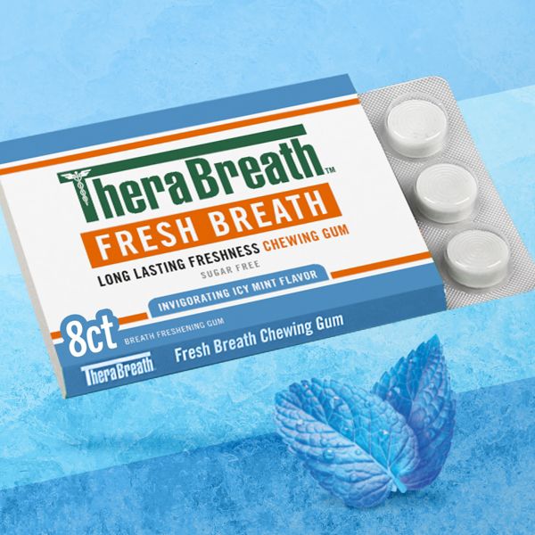 TheraBreath Gum Icy Mint Breath Freshener - 24ct