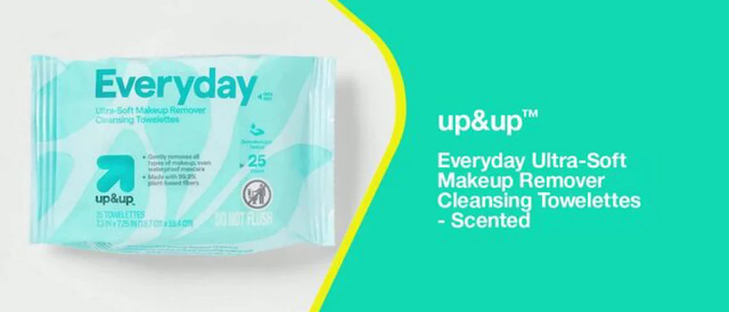Everyday Ultra-Soft Makeup Remover Cleansing Towelettes - Scented - 10ct - up&up™