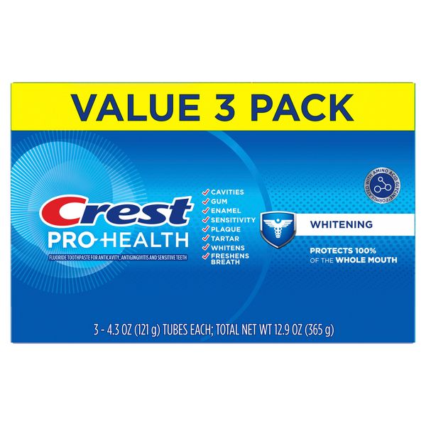 Crest Pro-Health Whitening Gel Toothpaste - 4.3oz/3pk