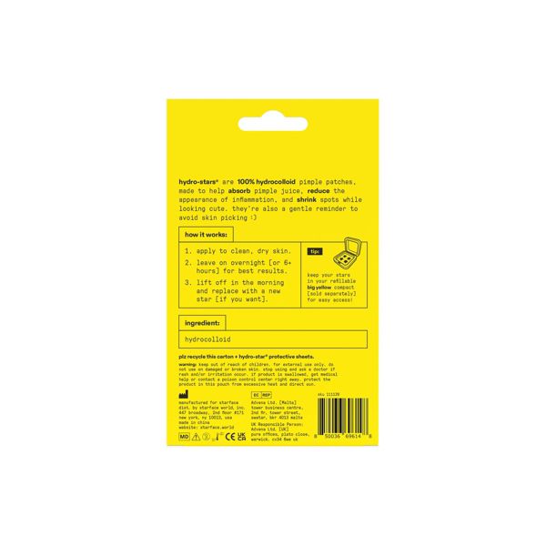 Starface Hydro Star Pimple Patches Mini Pack - 16pc