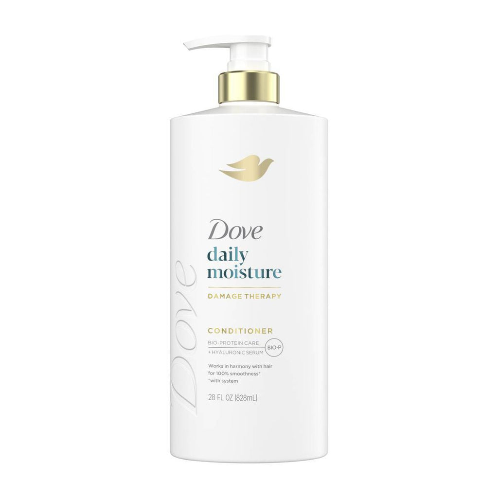 Dove Beauty Daily Moisture Hair Conditioner Pump with Hyaluronic Serum & Bio-Protein Care - 28 fl oz