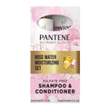 Pantene Sulfate Free Rose Water Shampoo and Conditioner Dual Pack, Nutrient Blends - 17.6 fl oz