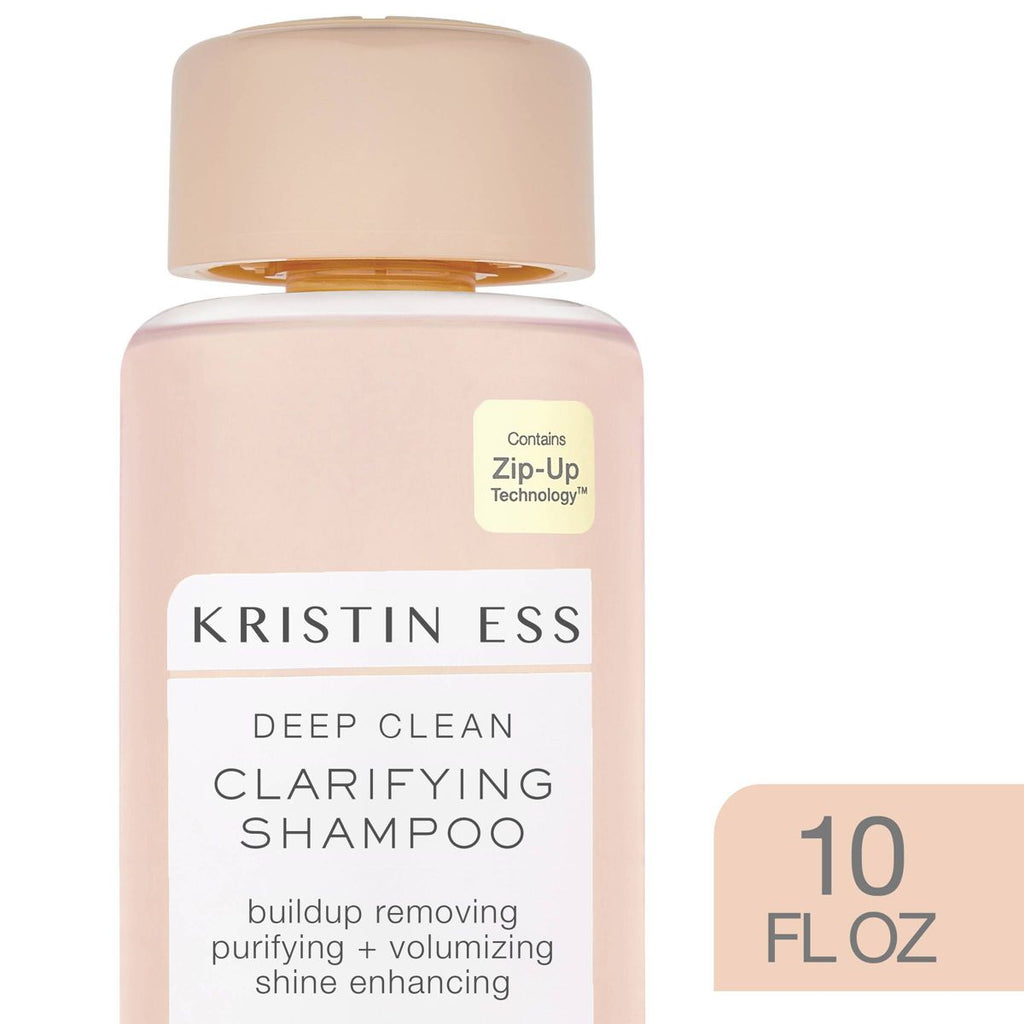 Kristin Ess Deep Clean Clarifying Shampoo for Build Up, Dirt + Oil, Cleanse + Detox Oily Hair - 10 fl oz