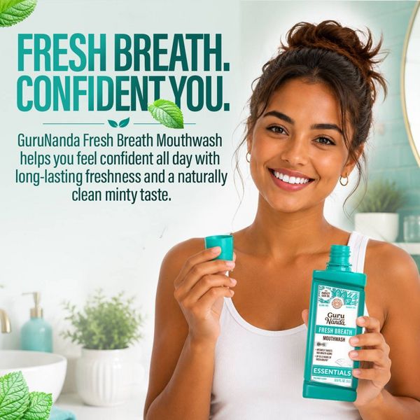 GuruNanda Fresh Breath Mouthwash - 1L