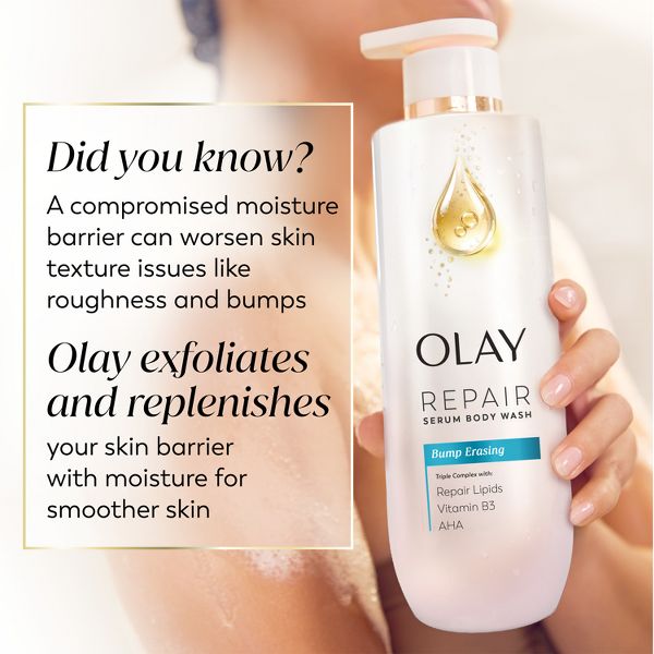 Olay Premium Bump Erasing Exfoliating Body Wash with AHA Serum Complex - 20 fl oz