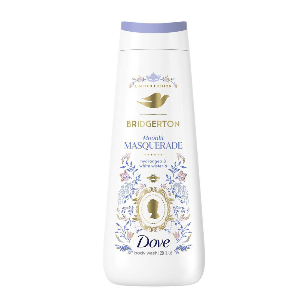 Dove Beauty Limited Edition Bridgerton Body Wash - Moonlit Masquerade - Hydrangea & White Wisteria Scent - 20oz