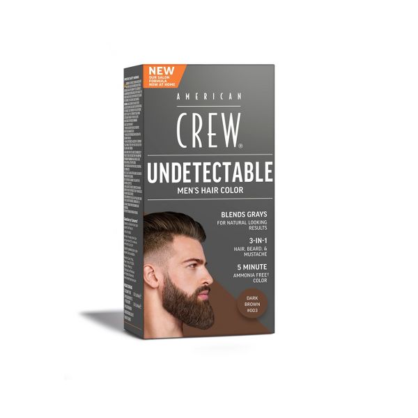 American Crew Undetectable Men's Hair Color - Dark Brown - 2.6 fl oz