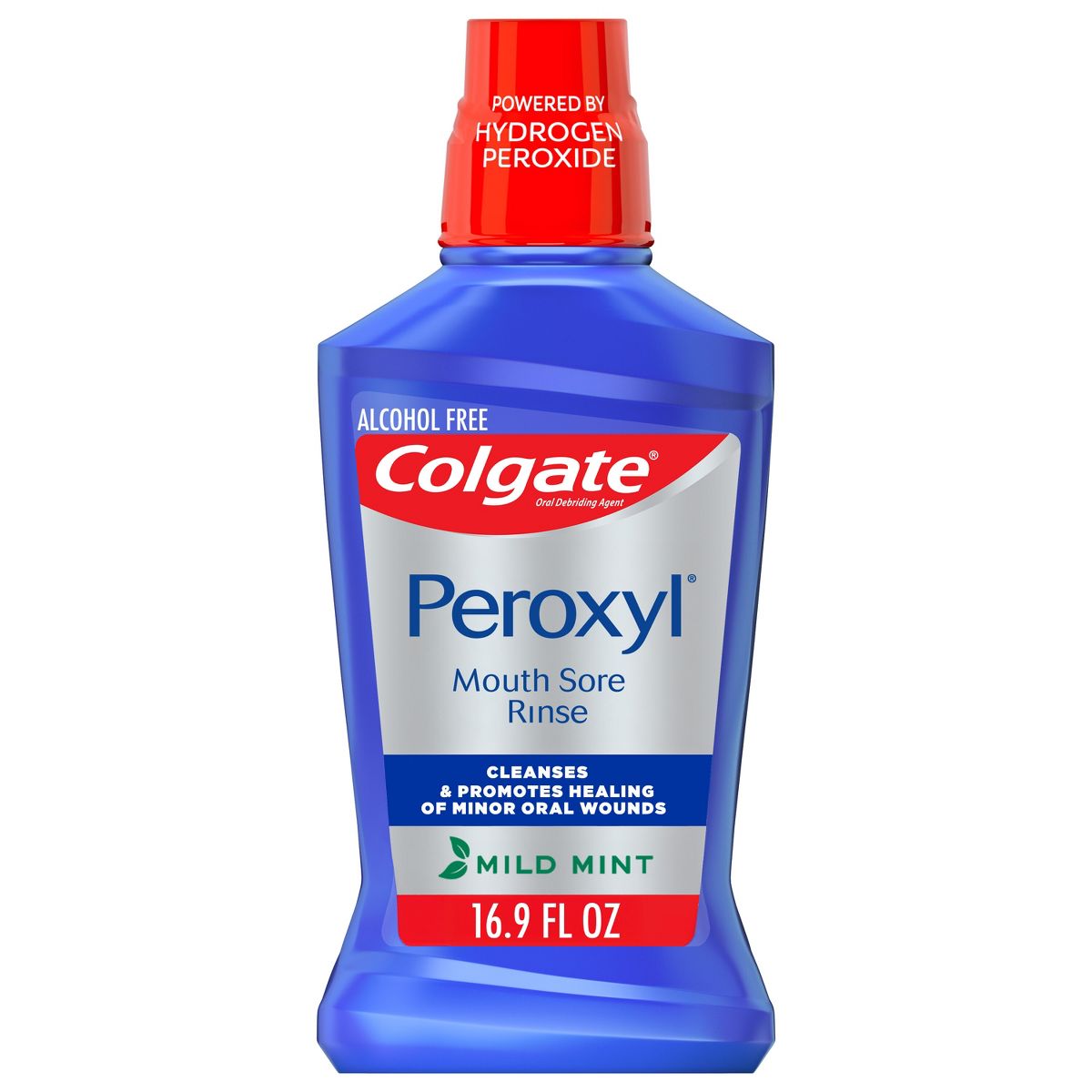 Colgate Peroxyl Mouth Sore Rinse Mild Mint - 16.9 fl oz