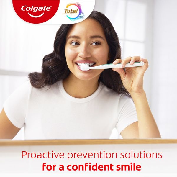 Colgate Total Active Prevention Tarter Control Fluoride Whitening Toothpaste - Mint - 5.1oz/2pk
