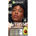 Garnier Nutrisse Curls Permanent Hair Color - CR1 - Glossy Black: Hair Coloring, Contains Vitamin E, With Argan Oil, Includes Conditioner