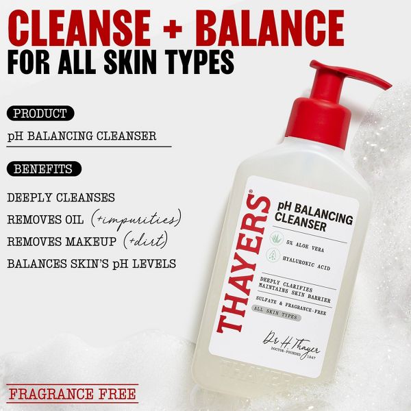 Thayers Natural Remedies pH Balancing Gentle Face Wash with Aloe Vera - 8 fl oz